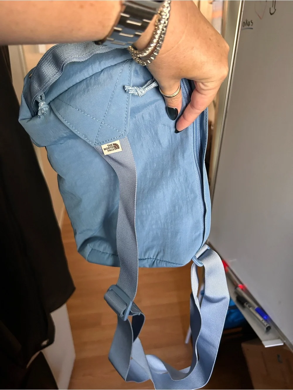The North Face Light Blue Backpack Daypack for Men
